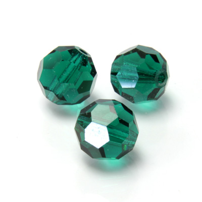 Preciosa Crystal Bead Regular Cut - Round 04MM EMERALD