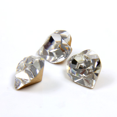 Swarovski Crystal Point Back Fancy Stone - Heart 8.8x8MM CRYSTAL