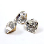 Swarovski Crystal Point Back Fancy Stone - Heart 15x14MM CRYSTAL