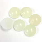 Gemstone Cabochon - Round 12MM JADE LT GREEN