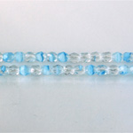 Czech Glass Fire Polish Bead - Round 04MM PORPHYR AQUA