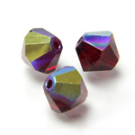 Preciosa Crystal Bead - Bicone 04MM SIAM RUBY AB
