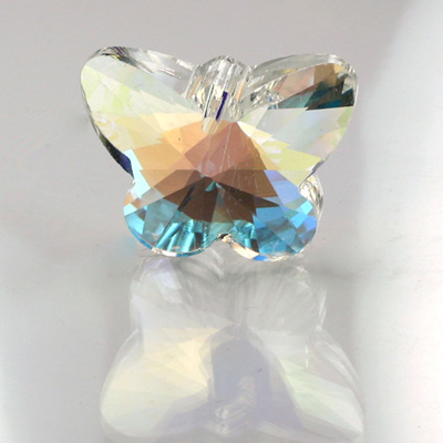 Cut Crystal Pendant - Fancy Butterfly 28MM CRYSTAL AB