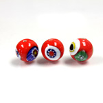 Glass Lampwork Bead - Smooth Round 10MM VENETIAN RED