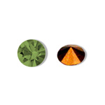 Swarovski Crystal Point Back Foiled Chaton - PP24 OLIVINE