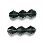 Czech Glass Fire Polished Bead - Bicone 10MM MONTANA