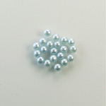 Czech Glass Pearl No-Hole Ball - 2.5MM LT BLUE 70462