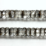 Czech Glass Fire Polished Bead - Rondelle 08x4MM ZAIRIT