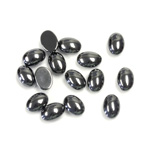 Gemstone Cabochon - Oval 07x5MM HEMATITE