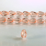 Czech Glass Fire Polish Bead - Pear 08x6MM ROSALINE