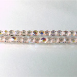 Czech Glass Fire Polish Bead - Round 04MM ROSALINE AB