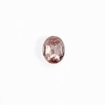Glass Point Back Foiled Tin Table Cut (TTC) Stone - Oval 10x8MM ROSALINE