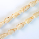 Gemstone Bead - Pear Smooth 15x8MM RIVERSTONE