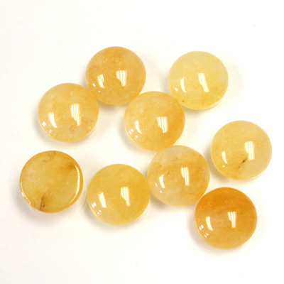 Gemstone Cabochon - Round 09MM PINEAPPLE JASPER