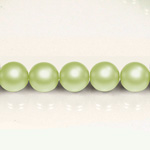 Czech Glass Pearl Bead - Round 03MM MATTE LT OLIVE 75453