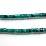 Plastic Bead - Transparent Heishi  5MM TEAL