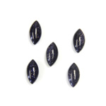 Man-made Cabochon - Navette 10x5MM BLUE GOLDSTONE