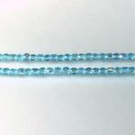 Czech Glass Fire Polish Bead - Round 02MM AQUA AB