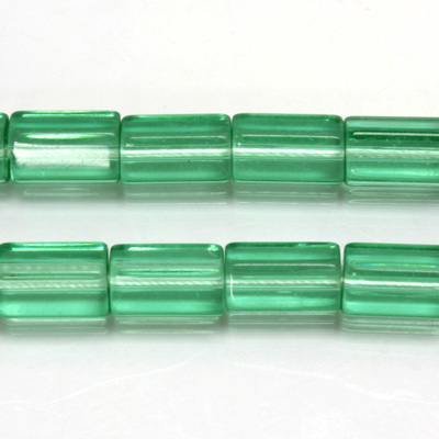 Czech Glass Fire Polished Bead - Atlas 12x8MM PERIDOT