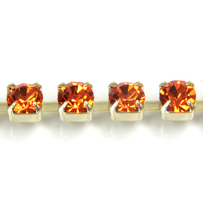 Preciosa MAXIMA Crystal Rhinestone Cup Chain - SS18 SUN-RAW