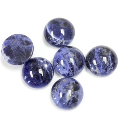 Gemstone Cabochon - Round 12MM SODALITE