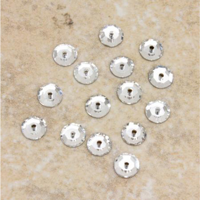 Asfour Crystal Loch Rose Sew-On Stone - Sequin 06MM CRYSTAL