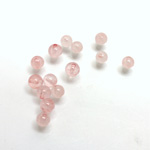 Gemstone 1-Hole Ball 04MM ROSE QUARTZ