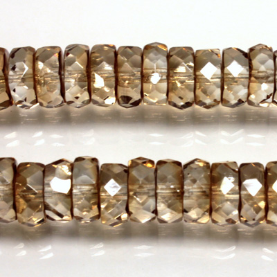 Czech Glass Fire Polished Bead - Rondelle 10x4MM CELSIAN