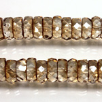 Czech Glass Fire Polished Bead - Rondelle 10x4MM CELSIAN