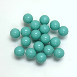 Glass No-Hole Ball - 06MM TURQUOISE