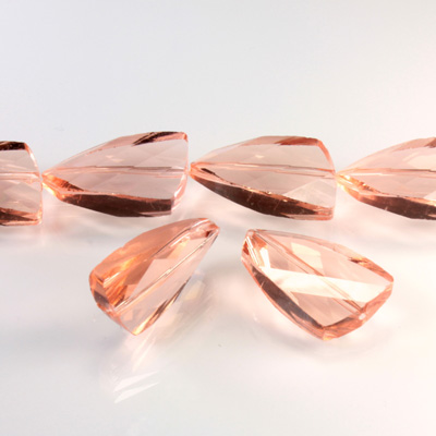 Chinese Cut Crystal Bead - Fancy 25x14MM ROSE