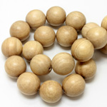Wood Bead - Smooth Round 20MM TUGAS