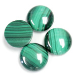 Gemstone Cabochon - Round 16MM MALACHITE