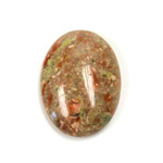 Gemstone Cabochon - Oval 30x22MM CHINESE UNIKITE