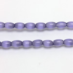 Fiber Optic Synthetic Cat's Eye Bead -  Oval Rice 06x4MM CAT'S EYE TANZANITE