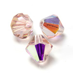 Preciosa Crystal Bead - Bicone 04MM LT ROSE AB