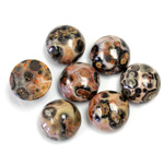 Gemstone Cabochon - Round 11MM LEOPARD SKIN AGATE