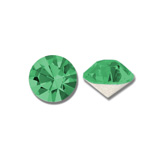 Swarovski Crystal Point Back Foiled Chaton - SS39 GREEN TURMALINE