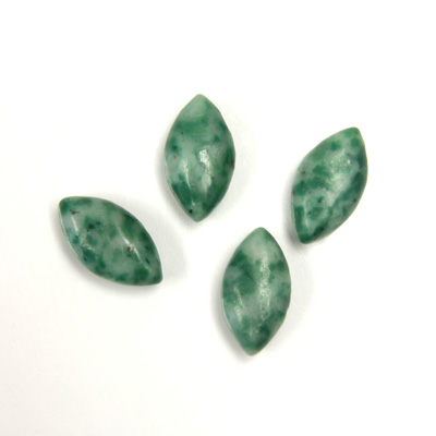 Gemstone Cabochon - Navette 13x7 JADE ZING JIANG