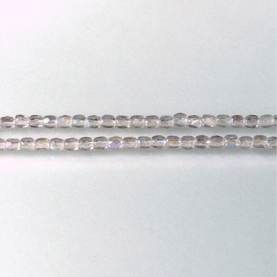 Czech Glass Fire Polish Bead - Round 02MM LT AMETHYST AB