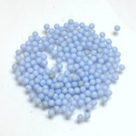 Glass No-Hole Ball - 02MM LT BLUE TURQUOISE