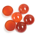 Gemstone Cabochon - Round 13MM CORNELIAN