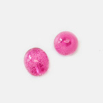 Plastic Bead - Perrier Effect Baroque Oval Shape 16MM PERRIER PINK