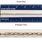 Brass Chain 1.2MM DRAWN CABLE