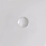Czech Glass Low Dome Cabochon - Round 11MM CRYSTAL Unfoiled