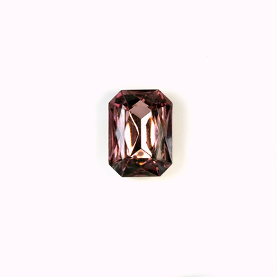 Glass Point Back Tin Table Cut (TTC) Stone - Cushion Octagon 08x6MM LT AMETHYST