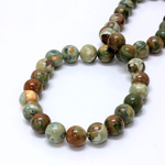 Gemstone Bead - Smooth Round 10MM RYOLITE