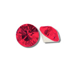 Swarovski Crystal Point Back XILION Foiled Chaton - PP24 LIGHT SIAM RUBY