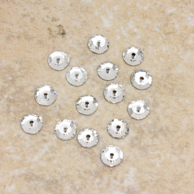 Asfour Crystal Loch Rose Sew-On Stone - Sequin 04MM CRYSTAL