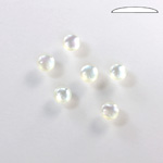 Shell Flat Back Cabochon - Round 05MM WHITE MOP